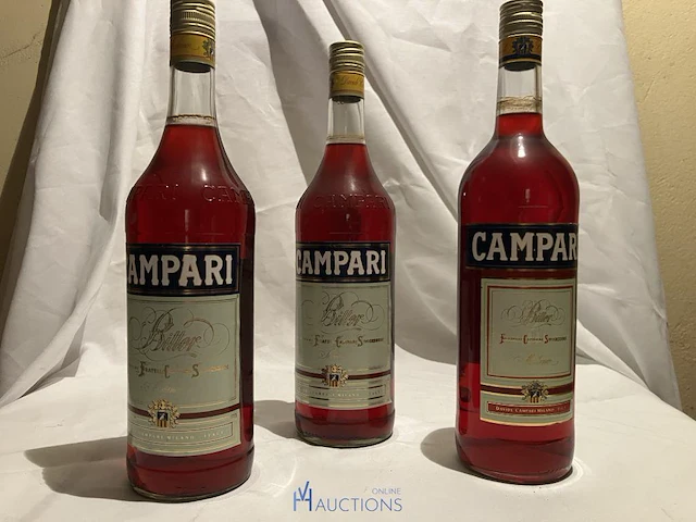 5 flessen campari - afbeelding 1 van  4