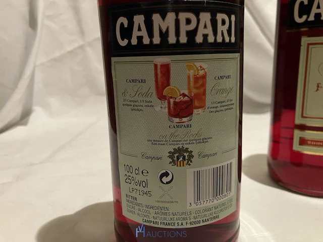 5 flessen campari - afbeelding 3 van  4