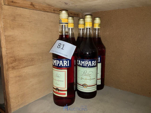 5 flessen campari - afbeelding 4 van  4