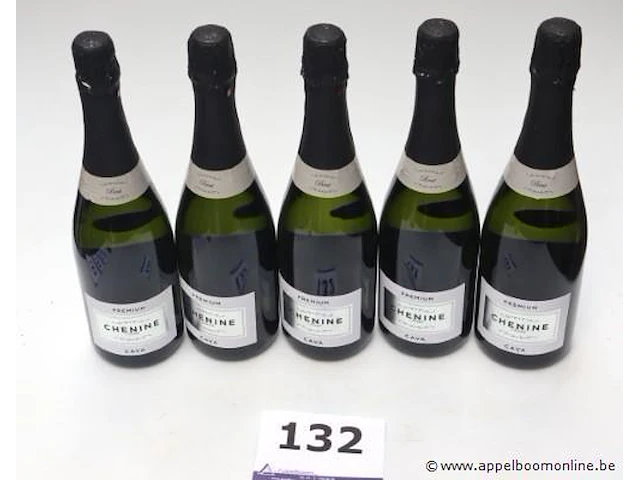 5 flessen cava chenine - afbeelding 1 van  2