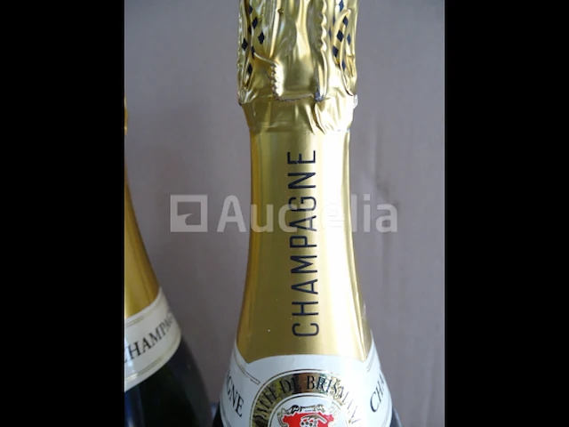 5 flessen champagne comte de brismand brut reserve - afbeelding 4 van  4