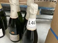 5 flessen champagne fabr louis casters - afbeelding 1 van  3