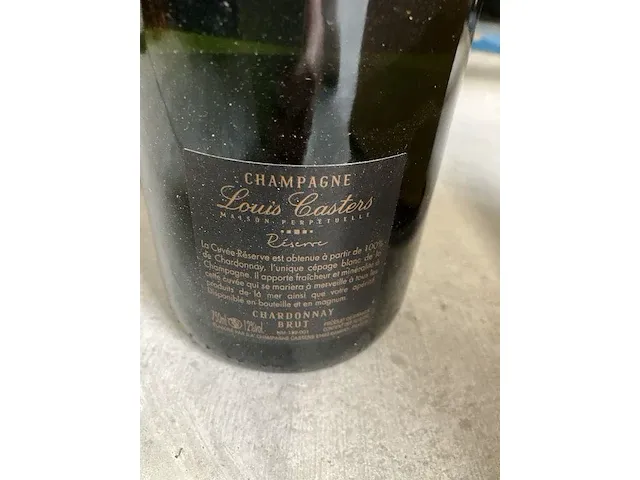 5 flessen champagne fabr louis casters - afbeelding 3 van  3
