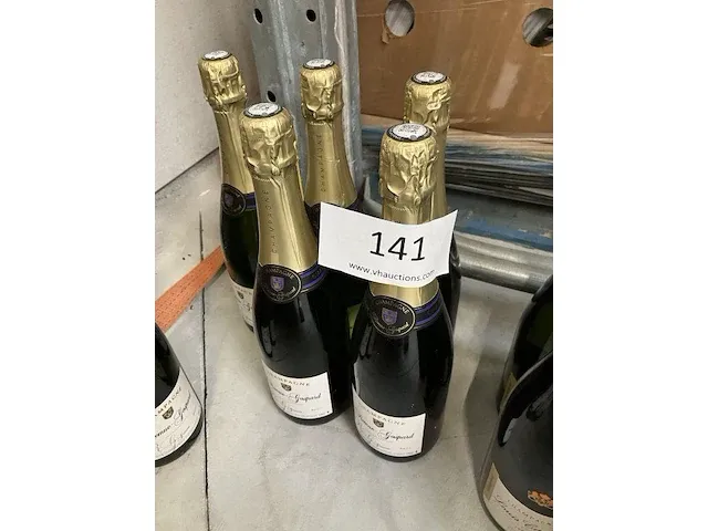 5 flessen champagne fabr renue gaspare - afbeelding 3 van  3