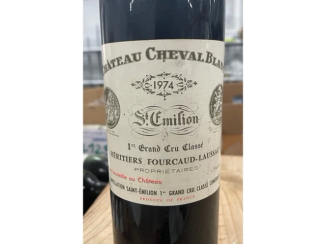 5 flessen château cheval blanc st emillion - afbeelding 1 van  2