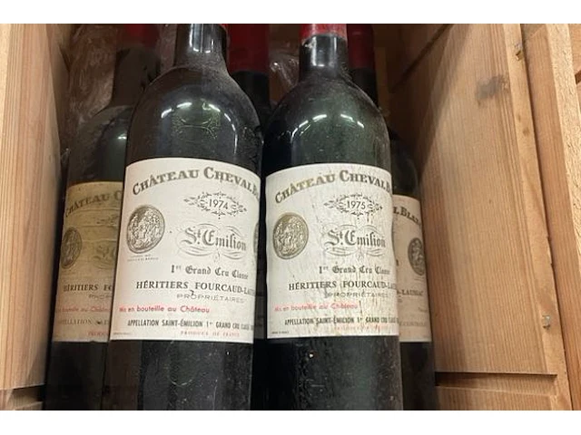 5 flessen château cheval blanc st emillion - afbeelding 2 van  2