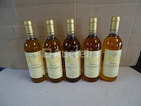 5 flessen château gourmey 1e côtes de bordeaux 1992 - afbeelding 2 van  4