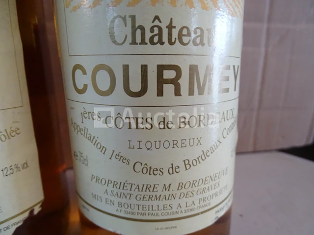 5 flessen château gourmey 1e côtes de bordeaux 1992 - afbeelding 3 van  4