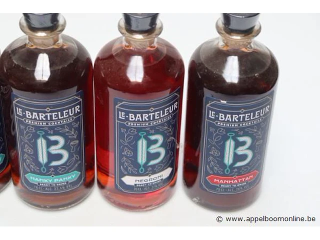 5 flessen cocktail le barteleur - afbeelding 1 van  1