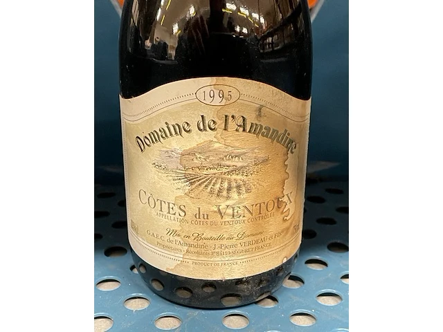 5 flessen côtes du ventoux 1995 - afbeelding 1 van  2