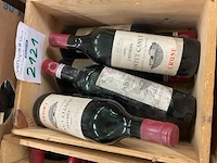 5 flessen crusé château pontet canet pauillac 1966-1971 - afbeelding 2 van  2