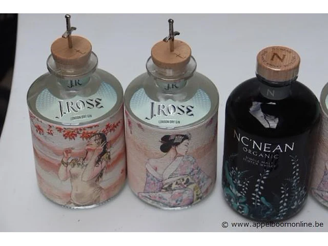 5 flessen diverse gin - afbeelding 2 van  3