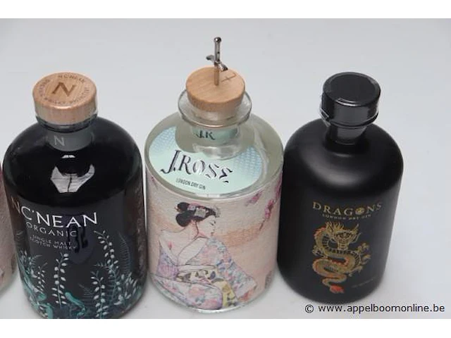 5 flessen diverse gin - afbeelding 3 van  3