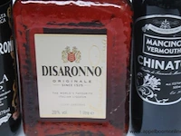 5 flessen diverse sterke dranken wo disaronno - afbeelding 2 van  3