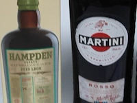 5 flessen diverse sterke dranken wo martini - afbeelding 2 van  3