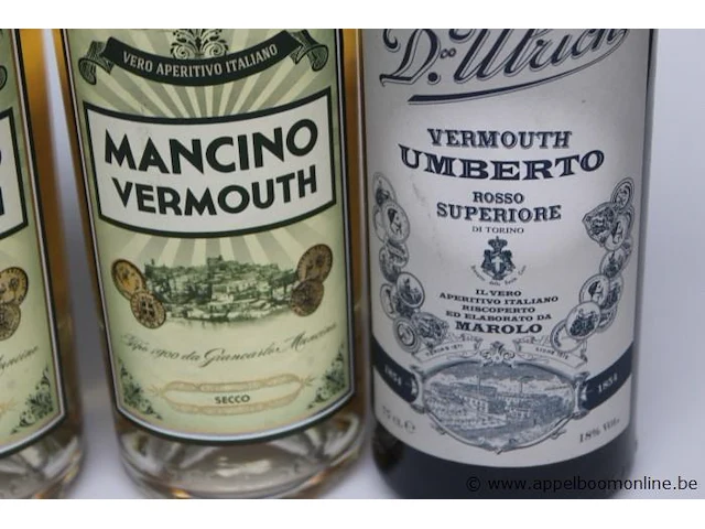 5 flessen diverse vermouth - afbeelding 2 van  2