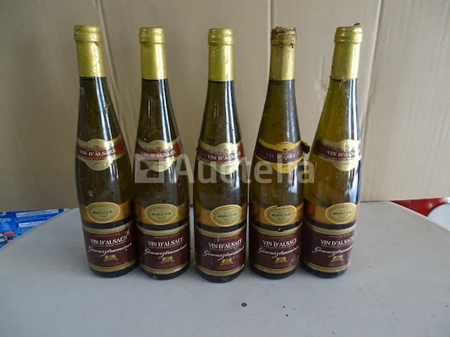 5 flessen gewurztraminer 2012 gouden medaille colmar 2013 - afbeelding 1 van  4