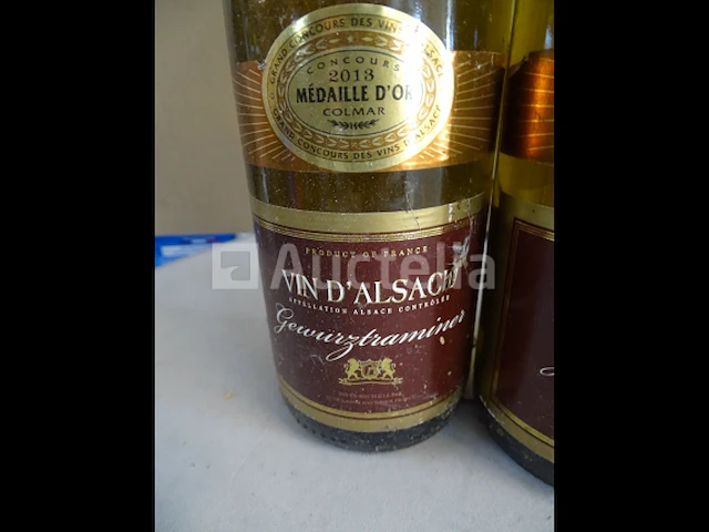 5 flessen gewurztraminer 2012 gouden medaille colmar 2013 - afbeelding 3 van  4