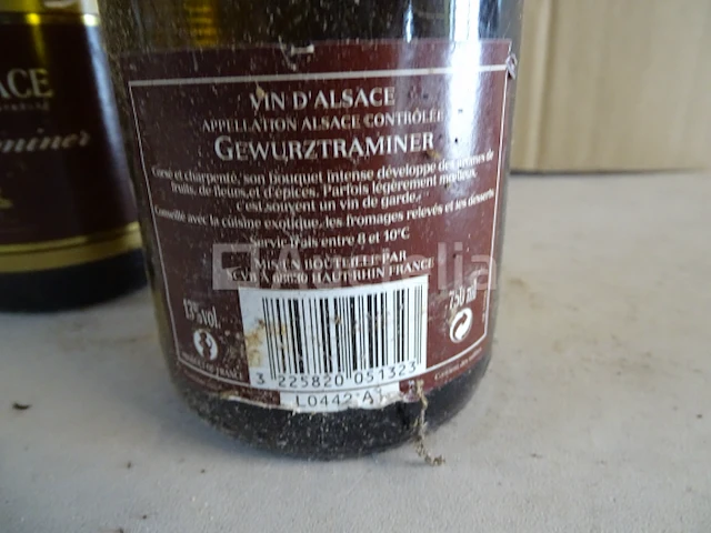 5 flessen gewurztraminer 2012 gouden medaille colmar 2013 - afbeelding 4 van  4