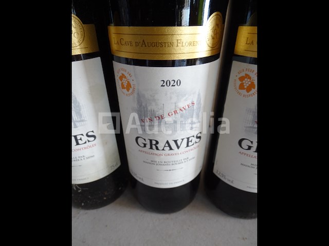 5 flessen graves-wijn 2020 - afbeelding 2 van  3