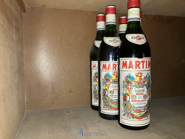 5 flessen martini rosso - afbeelding 4 van  4