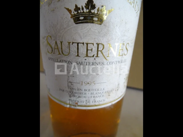 5 flessen sauternes 1995 - afbeelding 3 van  5