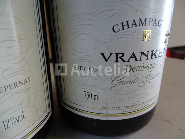 5 flessen vrancken champagne - afbeelding 3 van  5