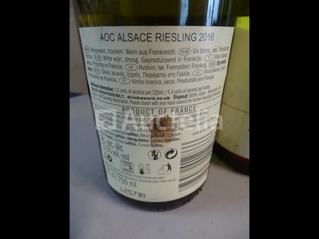5 flessen weiber riesling 2016 - afbeelding 4 van  5