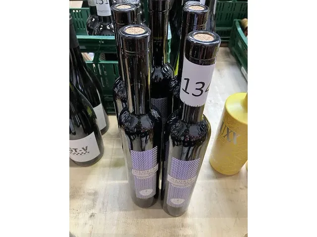 5 flessen witte wijn fabr gloria de moya compleet met 2 flessen witte wijn fabr aldenyck - afbeelding 1 van  4