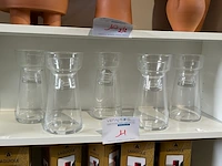 5 glazen karaffen - afbeelding 1 van  5
