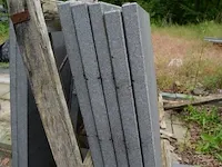 5 granieten platen gebrand en geborsteld met lijnen 2 zijden afgewerkt zwart 220x90x3 (9,90m2) , 3 granieten platen gebrand en geborsteld met lijnen 1 zijde afgewerkt zwart 220x90x3 (5,94m2) - afbeelding 6 van  9