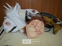 5 halloween maskers - afbeelding 1 van  4