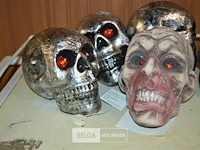 5 halloween skulls - afbeelding 2 van  3
