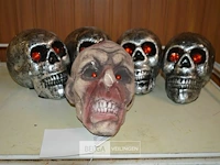 5 halloween skulls - afbeelding 1 van  3