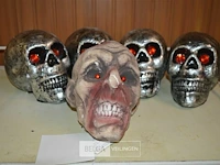 5 halloween skulls - afbeelding 1 van  3
