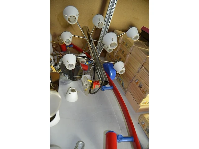 5 hanglampen, 3 plafond lampen - afbeelding 2 van  10