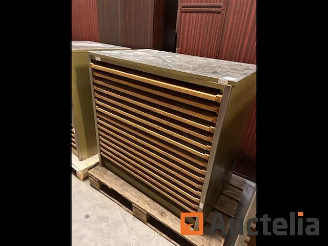 5 houten kasten met schuifpaneel - afbeelding 2 van  6
