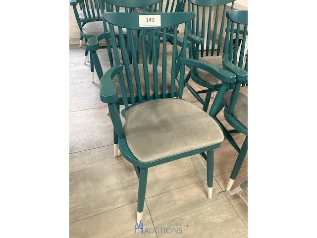 5 houten stoelen - afbeelding 2 van  4