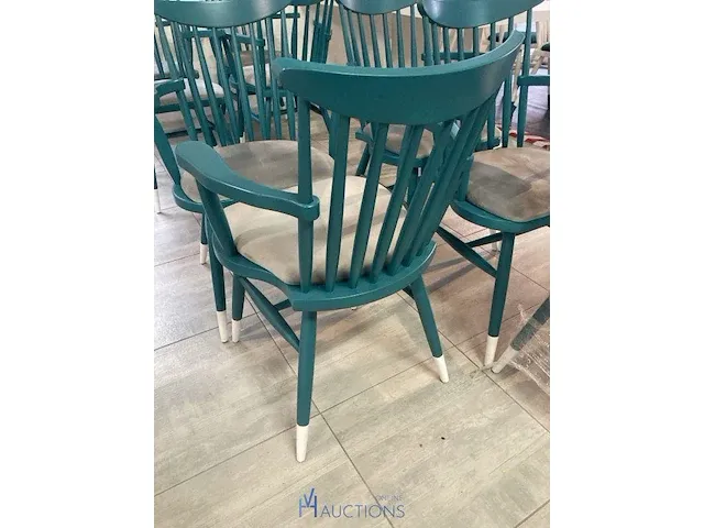 5 houten stoelen - afbeelding 3 van  4