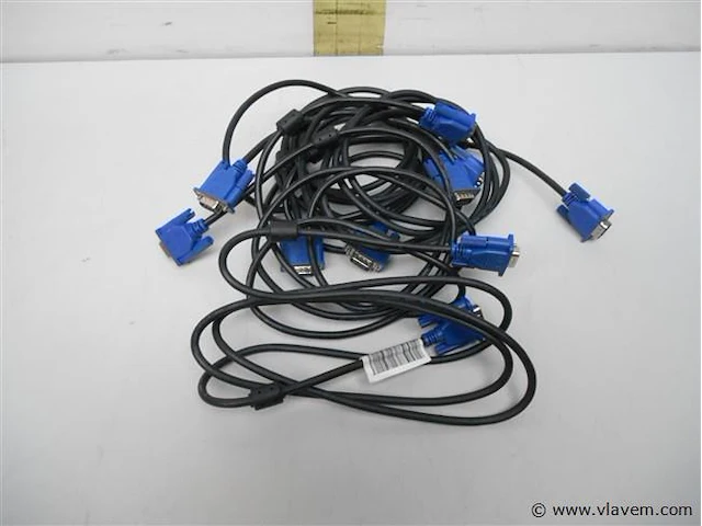 5 kabels pc-scherm - afbeelding 1 van  1