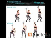 5 kg kettlebell grijs - afbeelding 2 van  3