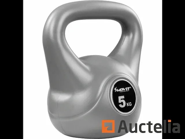 5 kg kettlebell grijs - afbeelding 3 van  3