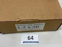 5 kg nagels met platte kop 1,2x20mm - afbeelding 3 van  3