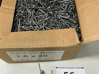 5 kg nagels met platte kop 1,6 x 30 - afbeelding 3 van  3