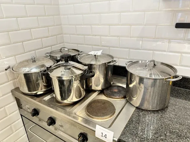 5 kookpot rvs - afbeelding 1 van  6