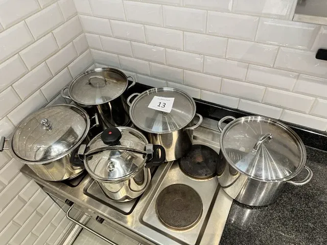 5 kookpot rvs - afbeelding 2 van  6