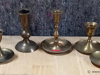 5 koperen kaarshouders - afbeelding 1 van  1