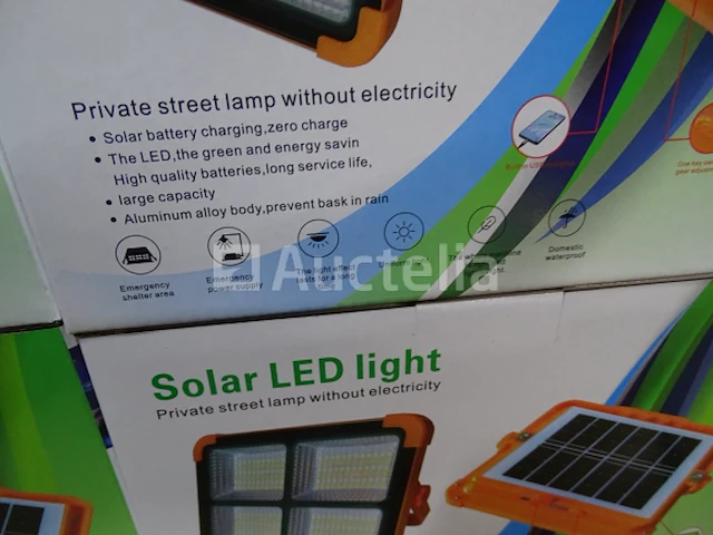 5 led draagbare zonne-schijnwerpers - afbeelding 3 van  3