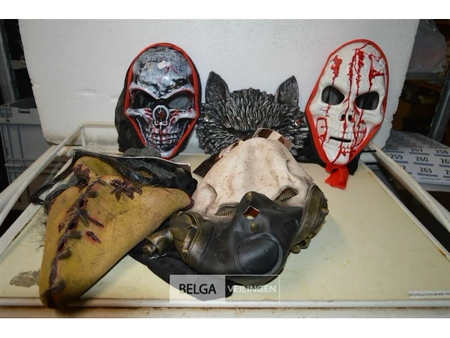 5 maskers - afbeelding 1 van  5