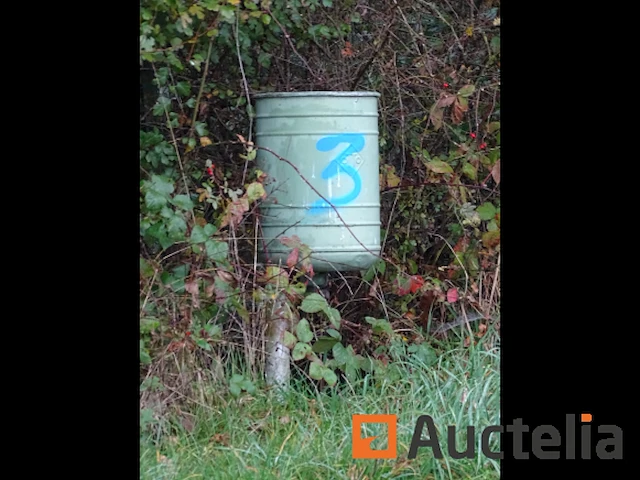 5 metalen bakken met standaard - afbeelding 7 van  7